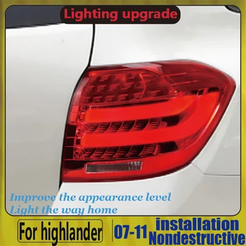 Car Styling Tail Lamp for Toyota Highlander Tail Lights 2009-2011 LED Tail Light Signal LED DRL Stop Rear Lamp Accessorie
Car Styling Tail Lamp for Toyota Highlander Tail Lights 2009-2011 LED Tail Light Signal LED DRL Stop Rear Lamp Accessorie