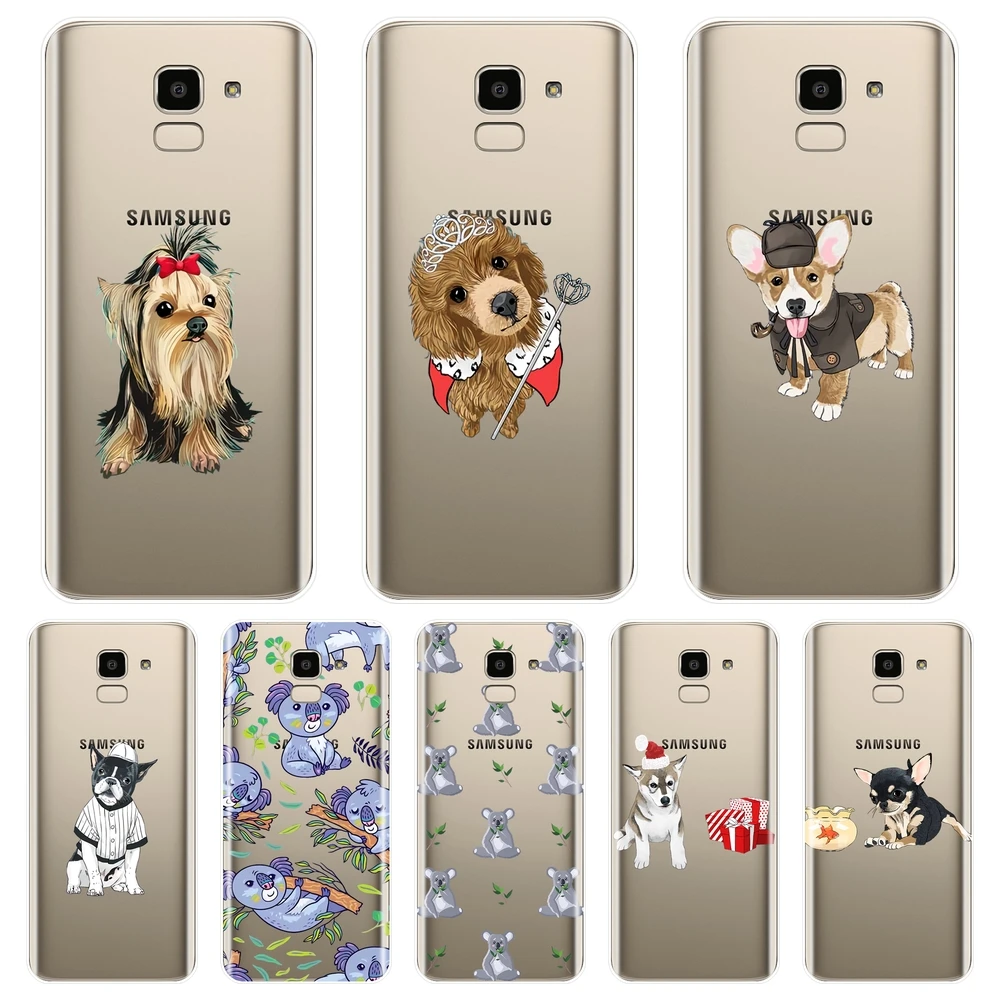 Задняя крышка для Samsung Galaxy J4 J6 J8 Plus 2018 J3 J5 J7 2015 2016 2017 чехол телефона с изображением