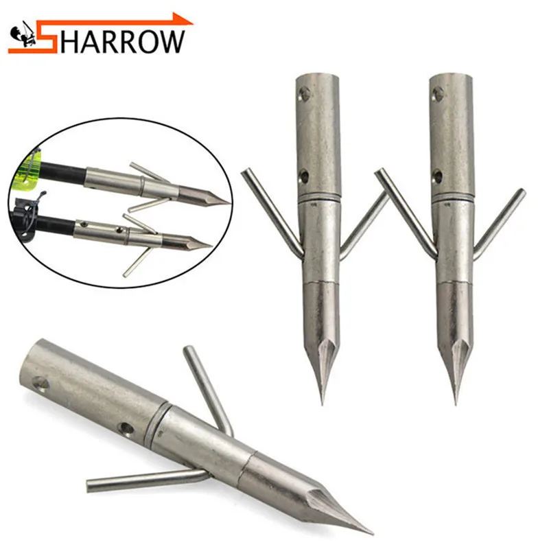 

10/15pcs Outdoor Hunting Fishing Arrowhead 2 Fixed Blades Fishing Shooting Broadheads Compound Recurve Bow Archery Arrow Heads