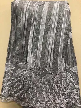 silvery high quality nigerian french lace embroidered tulle lace fabric for wedding dress, African lace fabric SLL3380
silvery high quality nigerian french lace embroidered tulle lace fabric for wedding dress, African lace fabric SLL3380
