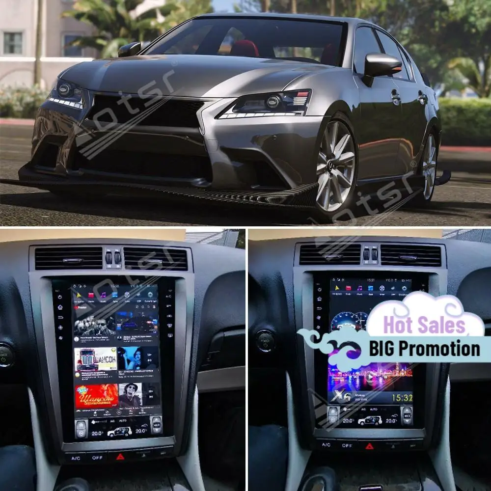 128G Tesla Screen Stereo Android 9 Player For Lexus GS GS300 GS460 GS450 GS350 2004 2005 2006 2007 2008 2009 2010 2011 Head Unit
128G Tesla Screen Stereo Android 9 Player For Lexus GS GS300 GS460 GS450 GS350 2004 2005 2006 2007 2008 2009 2010 2011 Head Unit
