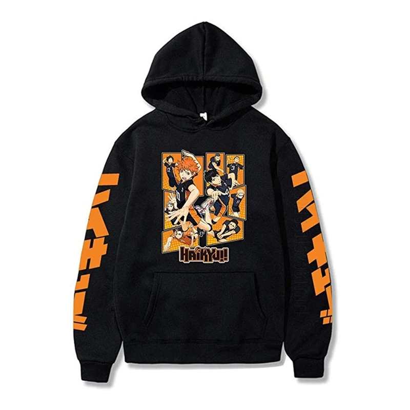 Anime Haikyuu Hoodies Streetwear Men/Women Hip Hop Sweatshirt Hoodies Anime Cartoon Autumn Men's Streetwear Hoodies
Anime Haikyuu Hoodies Streetwear Men/Women Hip Hop Sweatshirt Hoodies Anime Cartoon Autumn Men's Streetwear Hoodies