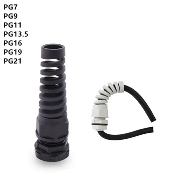 5PCS IP68 waterproof M12 PG7 / PG9 / PG11 cable seal sleeve connector plastic screw stress protector 3-6mm anti-bending
5PCS IP68 waterproof M12 PG7 / PG9 / PG11 cable seal sleeve connector plastic screw stress protector 3-6mm anti-bending