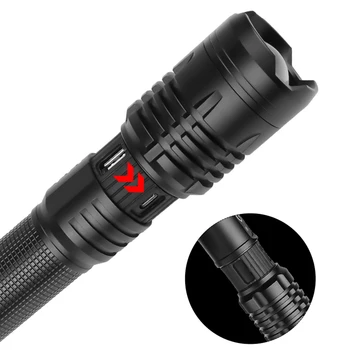 XHP 70 LED Flashlight 5 Modes 1500LM Waterproof USB Rechargeable Telescopic Zoom Torch Lamp for Outdoor Camping Hiking Climbing
XHP 70 LED Flashlight 5 Modes 1500LM Waterproof USB Rechargeable Telescopic Zoom Torch Lamp for Outdoor Camping Hiking Climbing
