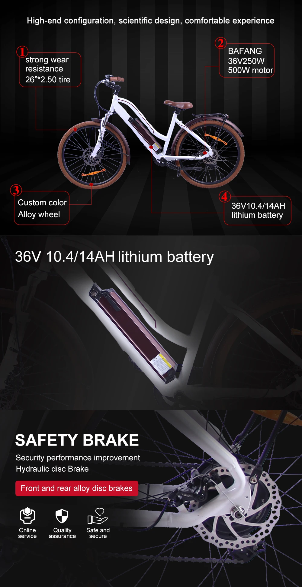 Top EZBIKE Electric bicycle 500W City Bike Oil Spring Suspension Fork ebike Pedal Assist Bicycle Long Endurance electric bicycle 8 Top EZBIKE Electric bicycle 500W City Bike Oil Spring Suspension Fork ebike Pedal Assist Bicycle Long Endurance electric bicycle 8