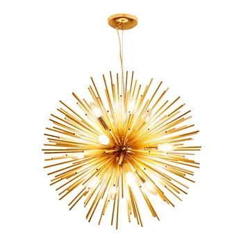 LED Gold Pendant Light Firework Design Ball Suspension Lamp Restaurant Corridor Modern light Fixture
LED Gold Pendant Light Firework Design Ball Suspension Lamp Restaurant Corridor Modern light Fixture