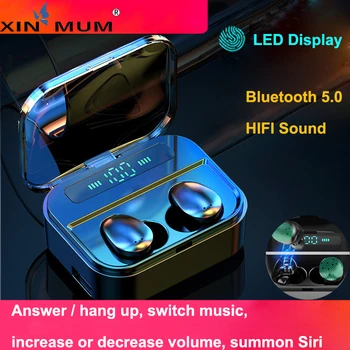 Original Sport Earbuds TWS Bluetooth Earphones Gaming Headset Wireless Earphone Headfrees with 2200mAh Power Bank for All Phones
Original Sport Earbuds TWS Bluetooth Earphones Gaming Headset Wireless Earphone Headfrees with 2200mAh Power Bank for All Phones