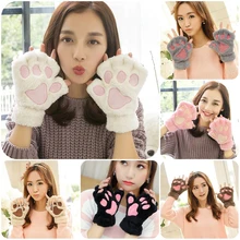 Fingerless Gloves for Women Plush Warm Breathable Winter Gloves with Hanging String Cute Cat Claw Pattern for Women Girls Gifts
Fingerless Gloves for Women Plush Warm Breathable Winter Gloves with Hanging String Cute Cat Claw Pattern for Women Girls Gifts