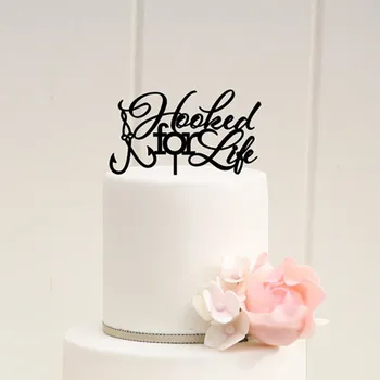 Hooked For Life Fishing Wedding Cake Topper, Custom Cake Topper, Acrylic wedding Monogram Cake Topper
Hooked For Life Fishing Wedding Cake Topper, Custom Cake Topper, Acrylic wedding Monogram Cake Topper