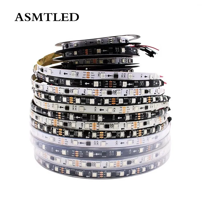 50CM 1M 2M 3M 4M 5M WS2811 DC 12V LED Pixel Strip 5050 RGB Digital LED tape Smart Addressable Black White PCB WS2811 External IC
50CM 1M 2M 3M 4M 5M WS2811 DC 12V LED Pixel Strip 5050 RGB Digital LED tape Smart Addressable Black White PCB WS2811 External IC