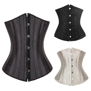 2019 Women Sexy Waist Trainer Corsets Underbust Satin Body Shaper Lingerie Waist Cincher Back Corselet
2019 Women Sexy Waist Trainer Corsets Underbust Satin Body Shaper Lingerie Waist Cincher Back Corselet