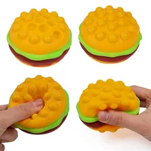 Hamburger Pop Stress Balls Popper Fidget Toy Push Bubble Rainbow Silicone 3D Squeeze Stress Relief Novelty Simple Sensory Toys
Hamburger Pop Stress Balls Popper Fidget Toy Push Bubble Rainbow Silicone 3D Squeeze Stress Relief Novelty Simple Sensory Toys