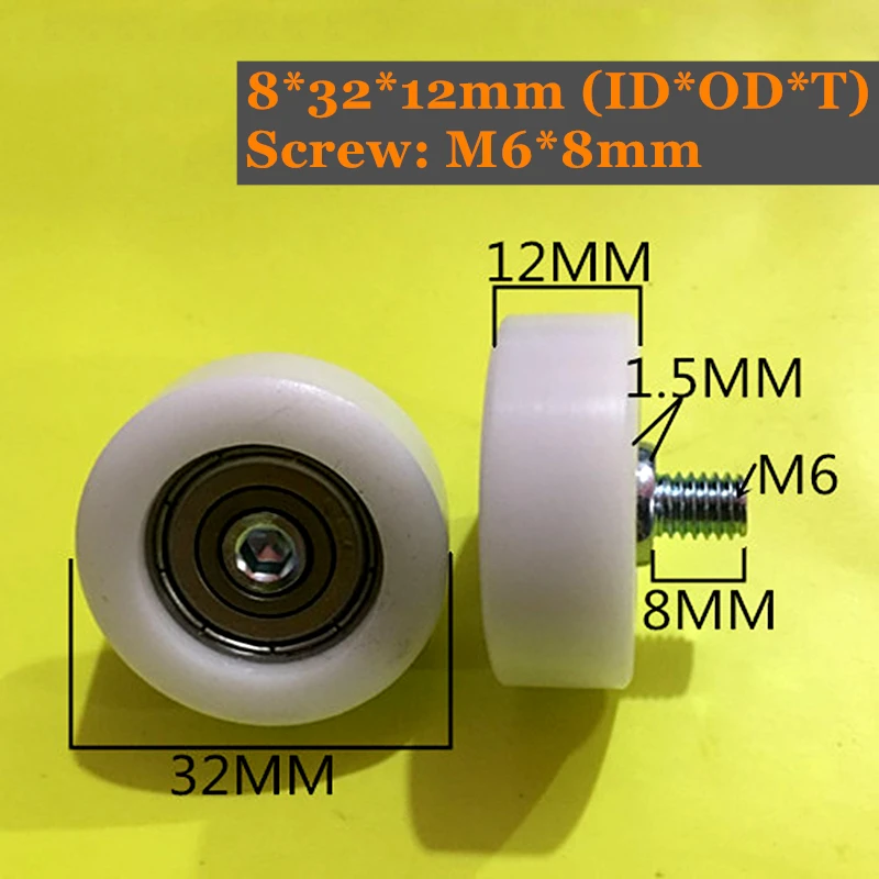 8x32x12 мм шарикоподшипник с винтом M6x8/12 M8x12 10 шт. полиуретановые шкивные колеса 696 шарикоподшипник герметичный Подшипник для двери и окна
8x32x12 мм шарикоподшипник с винтом M6x8/12 M8x12 10 шт. полиуретановые шкивные колеса 696 шарикоподшипник герметичный Подшипник для двери и окна