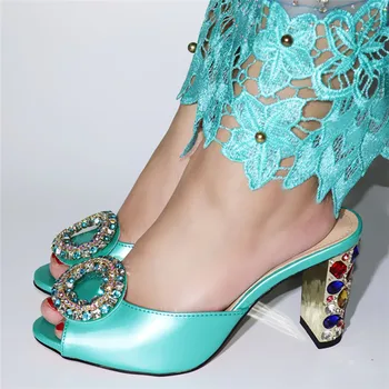 Amazing water green party high heel shoes with stones for fashion lady,heel height 9cm, GR173 , 5 color 
Amazing water green party high heel shoes with stones for fashion lady,heel height 9cm, GR173 , 5 color
