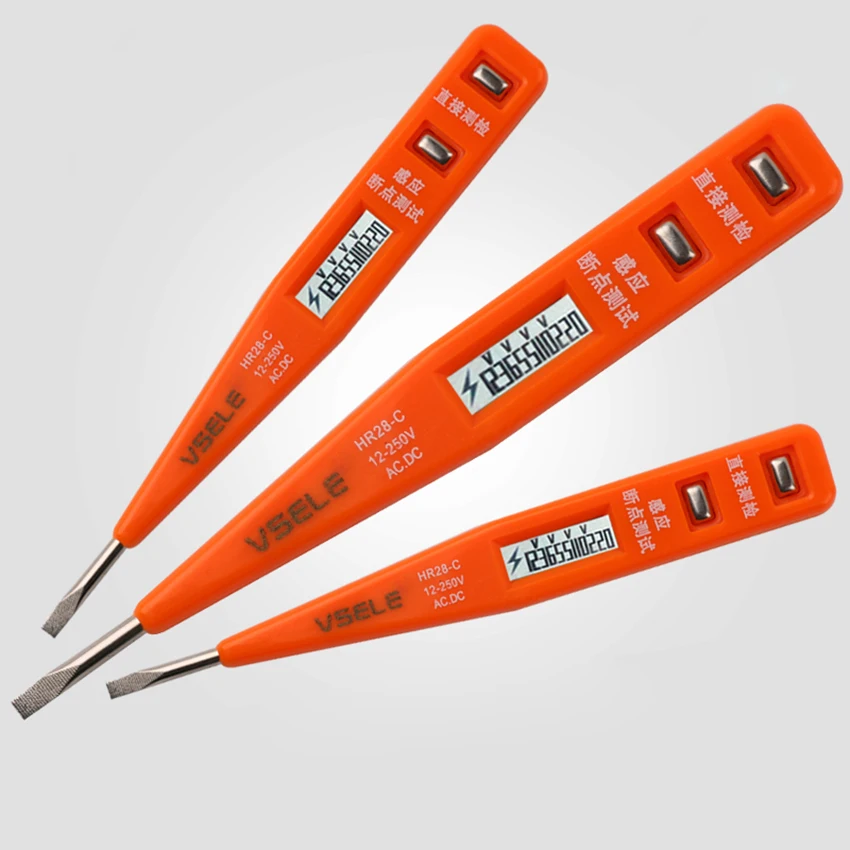 1pc Socket Wall AC Power Outlet Voltage Detector Sensor Tester Electric Test Pen LED Light Voltage Indicator
1pc Socket Wall AC Power Outlet Voltage Detector Sensor Tester Electric Test Pen LED Light Voltage Indicator