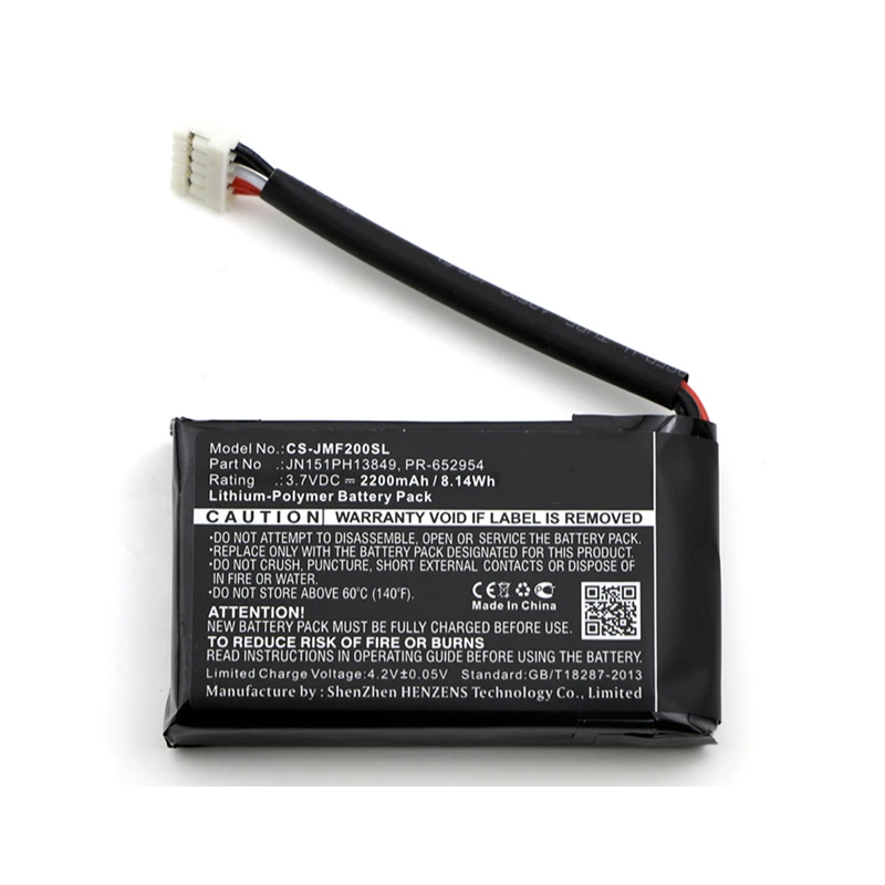 JN151PH13849, PR-652954 Speaker Battery CS-JMF200SL For JBL Flip 2 (2014), Flip II (2014) Batteria 3.7V 2200mAh
JN151PH13849, PR-652954 Speaker Battery CS-JMF200SL For JBL Flip 2 (2014), Flip II (2014) Batteria 3.7V 2200mAh
