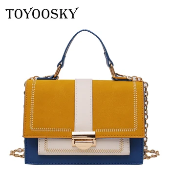 TOYOOSKY Retro Female Square Bag New High Quality Matte Leather Women's Designer Handbag Panelled Chain Shoulder Messenger Bags
TOYOOSKY Retro Female Square Bag New High Quality Matte Leather Women's Designer Handbag Panelled Chain Shoulder Messenger Bags