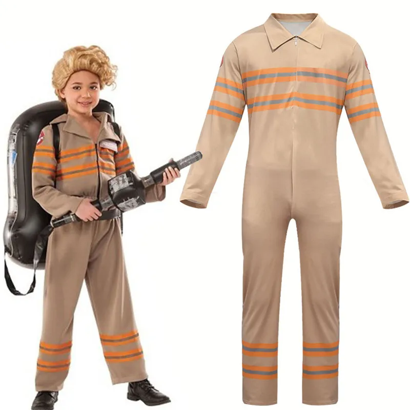 Stranger Things 2 Kid children Ghostbusters Jumpsuit Cosplay Uniform Halloween Purim carnival Cosplay
Stranger Things 2 Kid children Ghostbusters Jumpsuit Cosplay Uniform Halloween Purim carnival Cosplay