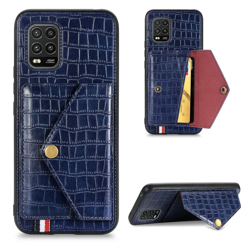 XiaoMi Mi 10 Lite Case Crocodile Pattern Leather Wallet Car Bracket Buckle design Back Cover For Mi 10 lite 10 Youth Cover Case
XiaoMi Mi 10 Lite Case Crocodile Pattern Leather Wallet Car Bracket Buckle design Back Cover For Mi 10 lite 10 Youth Cover Case
