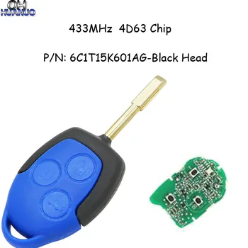 Remote Car Key 433MHz 4D63 6F Chip FOB 3 Buttons FO21 Blade for Ford Transit WM VM 2006-2014 P/N: 6C1T15K601AG-Black Head
Remote Car Key 433MHz 4D63 6F Chip FOB 3 Buttons FO21 Blade for Ford Transit WM VM 2006-2014 P/N: 6C1T15K601AG-Black Head
