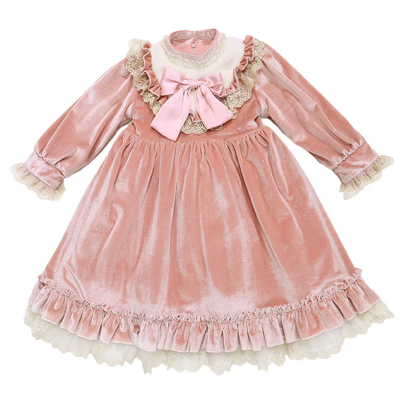 Baby girl Vintage Spanish Autumn Winter Velvet Pompom Ball gown Princess Dress Party Christmas Birthday
Baby girl Vintage Spanish Autumn Winter Velvet Pompom Ball gown Princess Dress Party Christmas Birthday