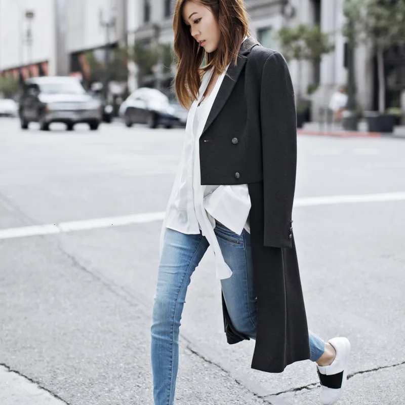 LANMREM2020 new autumn turn-down collar full sleeves single breasted short front back long wool TRENCH female coat WJ40
LANMREM2020 new autumn turn-down collar full sleeves single breasted short front back long wool TRENCH female coat WJ40