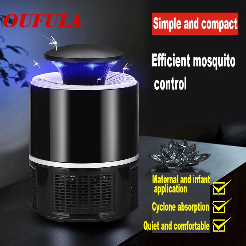 OUTELA Mosquito killer Lamp USB LED Light Electric Photocatalysis Mute Home LED Bug Zapper Insects Trap Radiationless Black
OUTELA Mosquito killer Lamp USB LED Light Electric Photocatalysis Mute Home LED Bug Zapper Insects Trap Radiationless Black