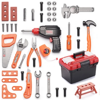 42Pcs/Set Children Maintenance Tool Educational Repair Play Tools Kit With Electric Drill And Tool Box Tool Toys For Children
42Pcs/Set Children Maintenance Tool Educational Repair Play Tools Kit With Electric Drill And Tool Box Tool Toys For Children