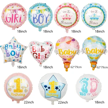 10pcs/set 18inch Pink Blue Baby Girl Boy Round Foil Balloons Star Heart Balloon Gender Reveal Baptism Party Birthday Decoration
10pcs/set 18inch Pink Blue Baby Girl Boy Round Foil Balloons Star Heart Balloon Gender Reveal Baptism Party Birthday Decoration