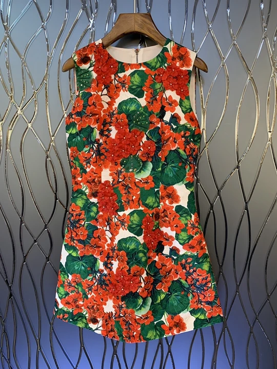 2019 Early Autumn New Women's Sleeveless Dress 903 with Back Zipper Decorative Printing Patterns
2019 Early Autumn New Women's Sleeveless Dress 903 with Back Zipper Decorative Printing Patterns