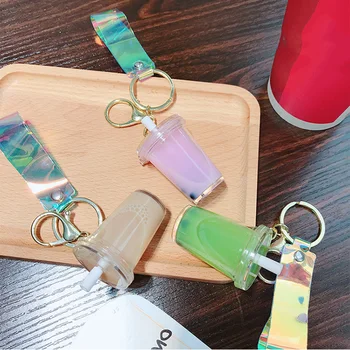 Cute Key Pendant Pearl Milk Tea Keychain Simulation Drink Small Key Chain Bag Llaveros Para Mujer
Cute Key Pendant Pearl Milk Tea Keychain Simulation Drink Small Key Chain Bag Llaveros Para Mujer