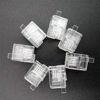 10-100Pcs RJ12 Six-core Clear Crystal head 6P6C right Buckle Position Fit for NXT EV3 Technic MOC Blocks Parts DIY Toys
10-100Pcs RJ12 Six-core Clear Crystal head 6P6C right Buckle Position Fit for NXT EV3 Technic MOC Blocks Parts DIY Toys