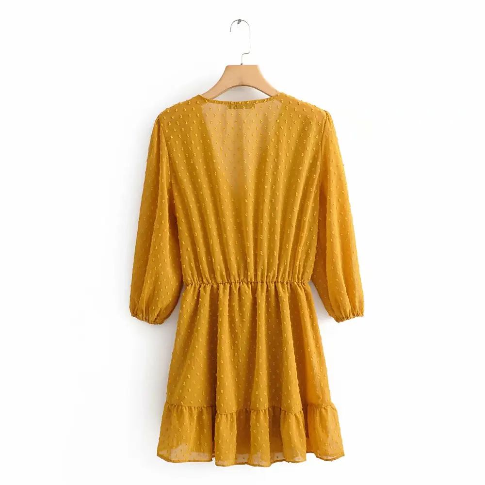 Women Elegant Ruffles Minini Dress OG0706 Women Elegant Ruffles Minini Dress OG0706
