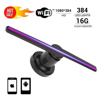 Advertising Display Led Fan 3D WIFI Hologram 16GTF Card Holographic Imaging Naked Eye Led Projector Advertisement Player Machine
Advertising Display Led Fan 3D WIFI Hologram 16GTF Card Holographic Imaging Naked Eye Led Projector Advertisement Player Machine