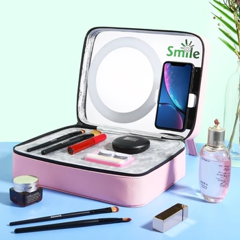 Multifunctional Live Broadcast Makeup Bo Portable Home Travel Cosmetic Storage Bag With Live Broadcast Ring Light Mirror 
Multifunctional Live Broadcast Makeup Bo Portable Home Travel Cosmetic Storage Bag With Live Broadcast Ring Light Mirror