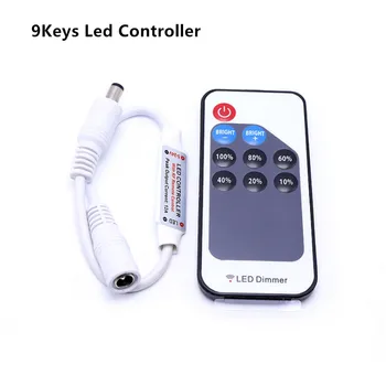 DHL 50pcs 9Keys Led Controller Single Color With Led Remote Dimmer DC5-24V For Single Color Led Strip
DHL 50pcs 9Keys Led Controller Single Color With Led Remote Dimmer DC5-24V For Single Color Led Strip