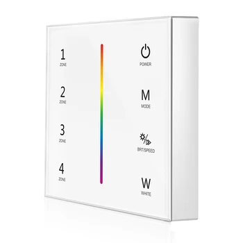 4 Zone Wall Mount Touch DMX512 master Dim CCT RGB RGBW controller Can use RF2.4G remote control or work as stand-alone Module
4 Zone Wall Mount Touch DMX512 master Dim CCT RGB RGBW controller Can use RF2.4G remote control or work as stand-alone Module