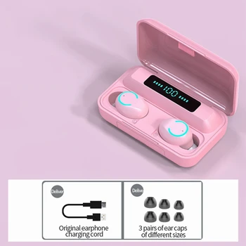 Bluetooth 5.0 TWS True Wireless Earphone Headphones Sports Earbuds HiFi Bass Stereo Sound Headsets Ear Buds
Bluetooth 5.0 TWS True Wireless Earphone Headphones Sports Earbuds HiFi Bass Stereo Sound Headsets Ear Buds