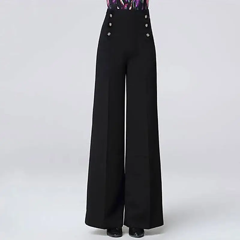 Modern Dance Pants Women's High Waist Latin Social Wide Leg Pole Dancing Jazz Ballroom Outfits Hip Hop Costumes Stage
Modern Dance Pants Women's High Waist Latin Social Wide Leg Pole Dancing Jazz Ballroom Outfits Hip Hop Costumes Stage