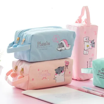 Korean School Pencil Case for Girls Boys Pencilcase Kawaii Fruit Pen Box Big Cartridge Bag Large 2 Zippers Penal Stationery Cute 
Korean School Pencil Case for Girls Boys Pencilcase Kawaii Fruit Pen Box Big Cartridge Bag Large 2 Zippers Penal Stationery Cute