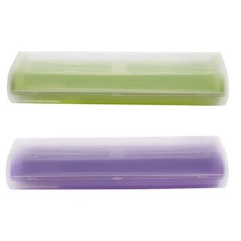 2 Pcs Portable Electric Toothbrush Holder Case Box Travel Camping for Oral-B 4 Colors, Purple & Green
2 Pcs Portable Electric Toothbrush Holder Case Box Travel Camping for Oral-B 4 Colors, Purple & Green