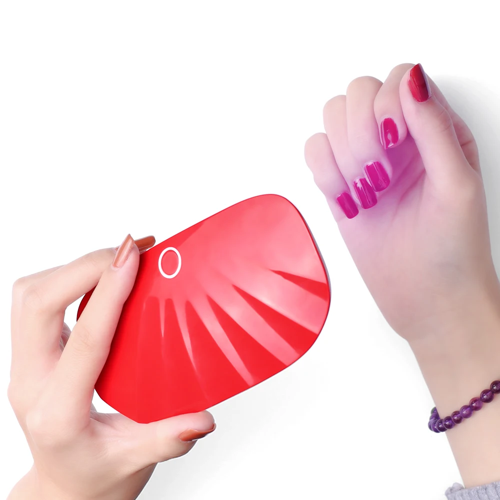 6W MINI Easy Carry New Design Portable USB UV Lamp Two Sets Time Control 30s/60s Shell Light LED Nail Dryer
6W MINI Easy Carry New Design Portable USB UV Lamp Two Sets Time Control 30s/60s Shell Light LED Nail Dryer