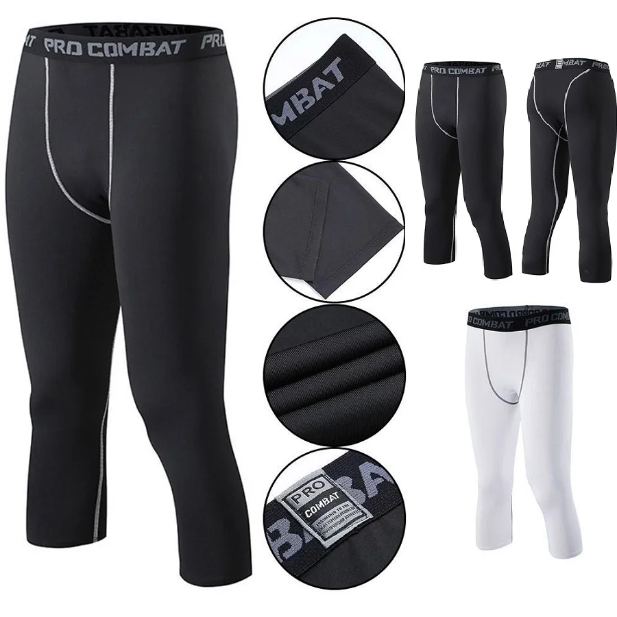 Men's Fitness Sports Tights Basketball Seven-point Leggings Quick-drying High Stretch Training Fitness Running Pants
Men's Fitness Sports Tights Basketball Seven-point Leggings Quick-drying High Stretch Training Fitness Running Pants