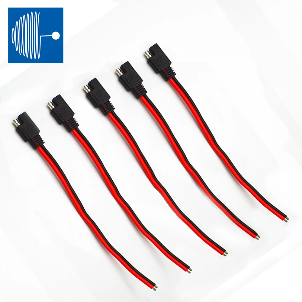 TRIUMPHCABLE 5PCS SAE Power Automotive Extension Cable 18AWG 30CM 2 Pin with SAE Connector Cable Quick Disconnect Extension Wire
TRIUMPHCABLE 5PCS SAE Power Automotive Extension Cable 18AWG 30CM 2 Pin with SAE Connector Cable Quick Disconnect Extension Wire