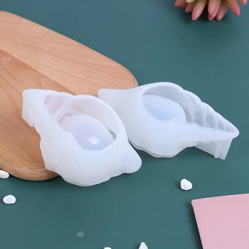 Resin DIY Epoxy Mirror Three-dimensional Conch Makeup Egg Storage Shell Marine Silicone Mold 1PC
Resin DIY Epoxy Mirror Three-dimensional Conch Makeup Egg Storage Shell Marine Silicone Mold 1PC