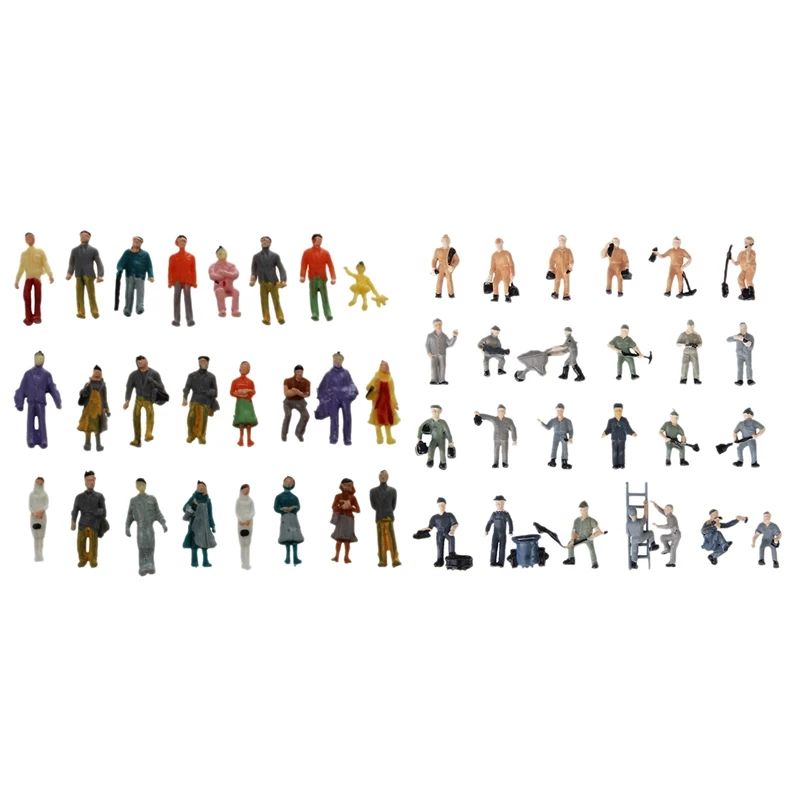 24 Pcs Colorful Painted Sand Table Model Railway Passenger Figures Scale (1 To 87) & 25pcs 1:87 Figurines Painted Figures Miniat
24 Pcs Colorful Painted Sand Table Model Railway Passenger Figures Scale (1 To 87) & 25pcs 1:87 Figurines Painted Figures Miniat