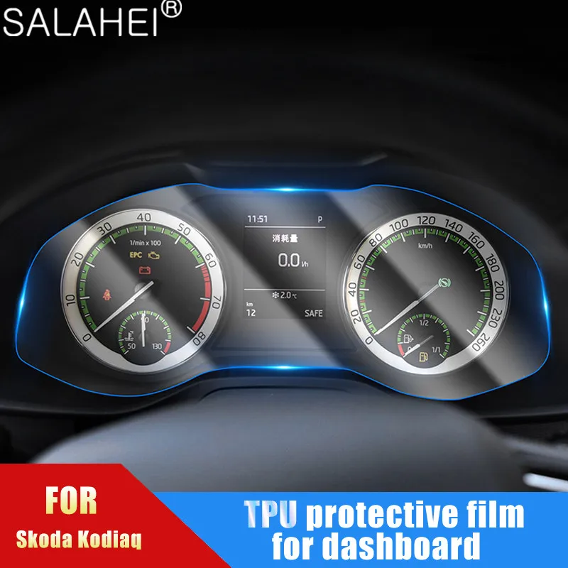 Transparent Car Dashboard Panel cover Display Screen Protective Film Anti-scratch For Skoda Kodiaq 2018 TPU Soft Accessories
Transparent Car Dashboard Panel cover Display Screen Protective Film Anti-scratch For Skoda Kodiaq 2018 TPU Soft Accessories
