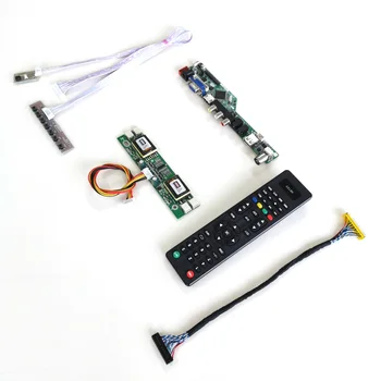 For LTM170EU-L21/L25 Remote+Inverter+keyboard LCD display panel T.V56 controller board VGA HDMI AV USB 4CCFL 30Pin LVDS DIY kit
For LTM170EU-L21/L25 Remote+Inverter+keyboard LCD display panel T.V56 controller board VGA HDMI AV USB 4CCFL 30Pin LVDS DIY kit