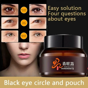 Eye Cream Snake Venom Anti-Wrinkle Anti-Age Remove Dark Circles Eye Care Against Puffiness And Bags Hydrate Eye Cream 30g 
Eye Cream Snake Venom Anti-Wrinkle Anti-Age Remove Dark Circles Eye Care Against Puffiness And Bags Hydrate Eye Cream 30g