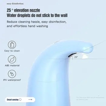 ABS Morden Portable Creative Soap Dispenser Foam 250ML Portable 250ML Bathroom Automatic Foam Soap Dispenser Soap Pump
ABS Morden Portable Creative Soap Dispenser Foam 250ML Portable 250ML Bathroom Automatic Foam Soap Dispenser Soap Pump